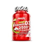 Vitamina D3 2500 I.U + Calcio 120 caps Amix