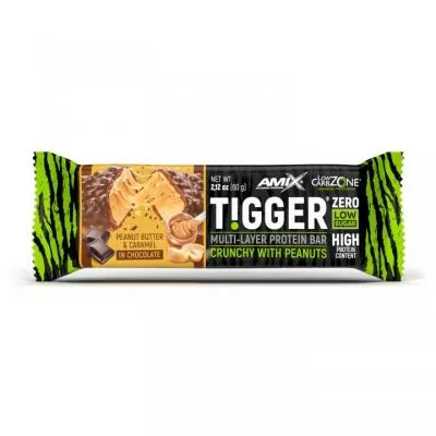 Barritas Tigger Zero Protein Bar 25 x 60 gr