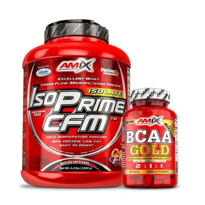 IsoPrime CFM Isolate 2kg + BCAA GOLD 100 Tabs