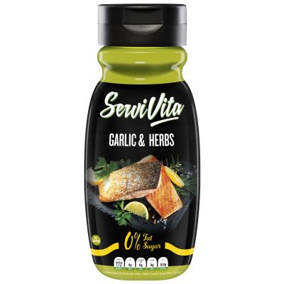 ServiVita Salsa Zero Sabor Ajo y Especias 320 ml