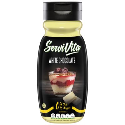 Salsa zero sabor chocolate blanco ServiVita  320 ml