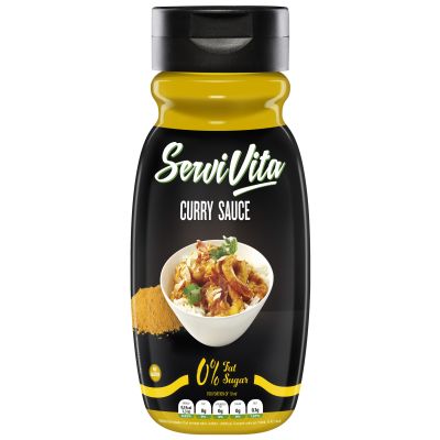 Salsa zero sabor curry ServiVita 320 ml
