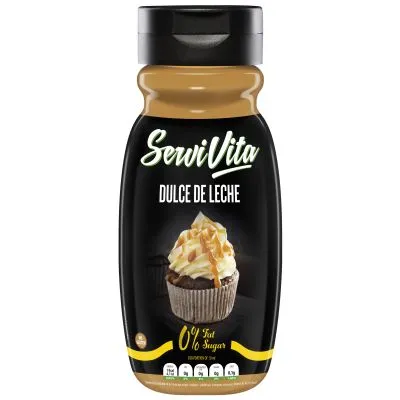 Salsa Zero sabor dulce de leche ServiVita 320 ml