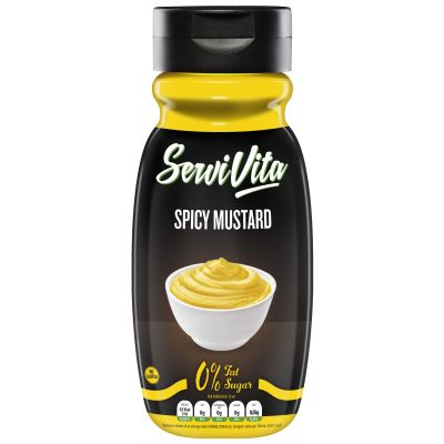 Salsa zero sabor picante de mostaza ServiVita 320 ml