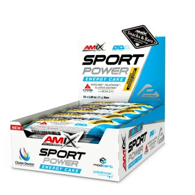 Barritas Sport Power Energy Cake 20 x 45 gr Amix Performance