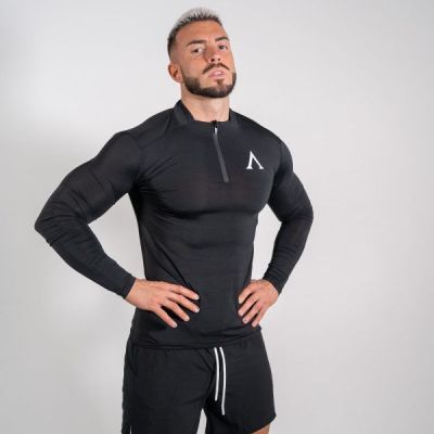 LONG TECH T-SHIRT Negra