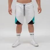 SHORT TRAINING CULTURE Blanco/Turquesa