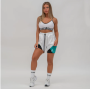 SHORT TRAINING CULTURE Blanco/Turquesa