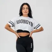 CROP TOP EIGHTIES- WHITE