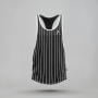 STRINGER MUSCLE ERA - STRIPED BLACK