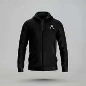 PULSE ZIP HOODIE - BLACK