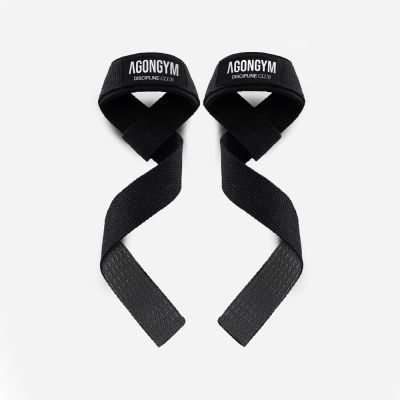AGONGYM STRAPS - BLACK - TALLA UNICA