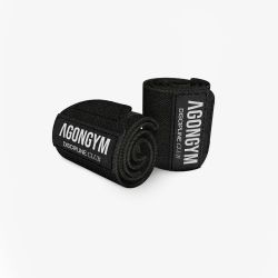 MUÑEQUERAS DISCIPLINE CLUB - BLACK - TALLA UNICA