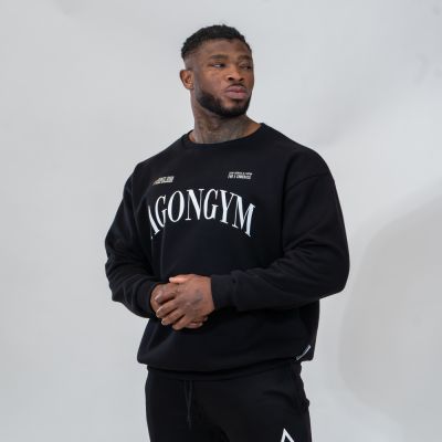 STONE PULLOVER  BLACK