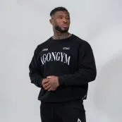STONE PULLOVER  BLACK