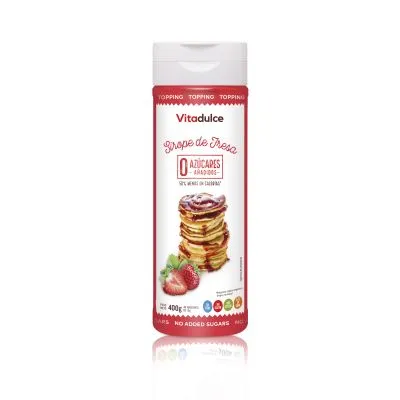 Sirope de Fresa Vitadulce 400 gr