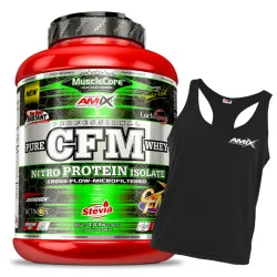 Proteína CFM Nitro Protein Isolate 2kg + REGALO Camiseta RunFit