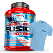 Proteína Whey-Pro Fusion Protein 2,3kg + REGALO Camiseta RunFit CELESTE