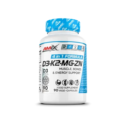 Vitaminas y Minerales D3 - K2 - MG - ZN 90 Tbl. Amix Performance