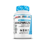 Vitaminas y Minerales D3 - K2 - MG - ZN 90 Tbl. Amix Performance