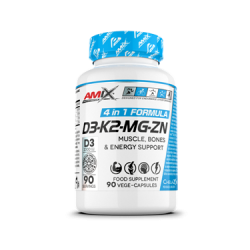Vitaminas y Minerales D3 - K2 - MG - ZN 90 Tbl. Amix Performance