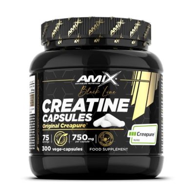 Creatina Creapure 300 Vege-Caps Black Line